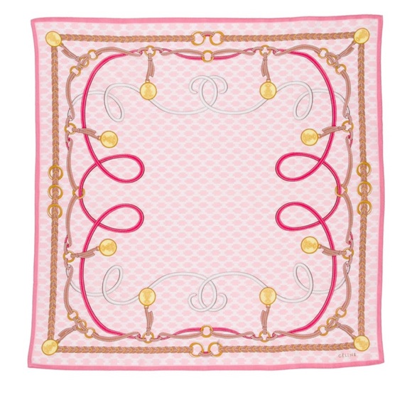 Celine Silk Printed Scarf - Picture 1 of 3